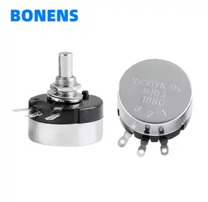 Potentiometer RV30YN RV30YN20S B102 B202 B502 B103 B203 B503 B104 5K10K 20K Ohm 3W Single Turn Adjustable Carbon Film Potentiometer