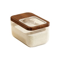 Seau à riz en plastique scellé, anti-humidité, anti-insectes, boîte de rangement pour riz, boîte de rangement pour farine de qualité alimentaire, 10L+
