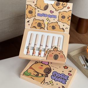 طقم مكياج أحمر شفاه Pagevine مكون من 6 قطع يدوم طويلاً مقاوم للالتصاق بكوب ملمع شفاه قائم على المعادن ومقاوم للماء - Product Image 1