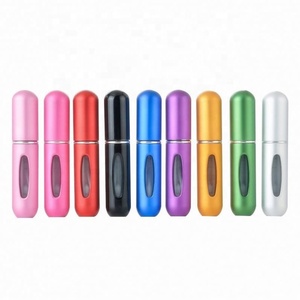 Portable Empty 5ml 8ml Mini <b>Perfume</b> <b>Atomizer</b> Travel Refillable <b>Perfume</b> Oil Spray Bottle Aluminum Refill Bottle - Product Image 4