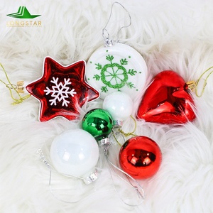Boules de verre de Noël peintes à la main à l'intérieur de haute qualité en gros Ornements personnalisés Arbre de Noël Décoration suspendue <span class=keywords><strong>Boule</strong></span> à <span class=keywords><strong>dessin</strong></span> - Product Image 3