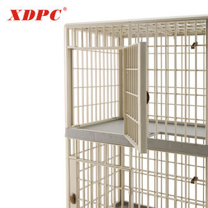 XDPC çift katmanlı İstifleme hayvan köpek plastik pet kafesleri - Product Image 6