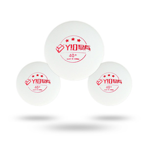 Youyou <b>Table</b> Tennis Ball 40+ 3 Star <b>Plastic</b> Made In China Training Ball - Product Image 1