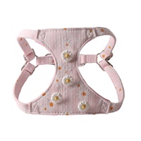 Fabricant OEM de harnais et de laisses pour petits chiens en tweed jacquard personnalisé de luxe, sans traction, en gros