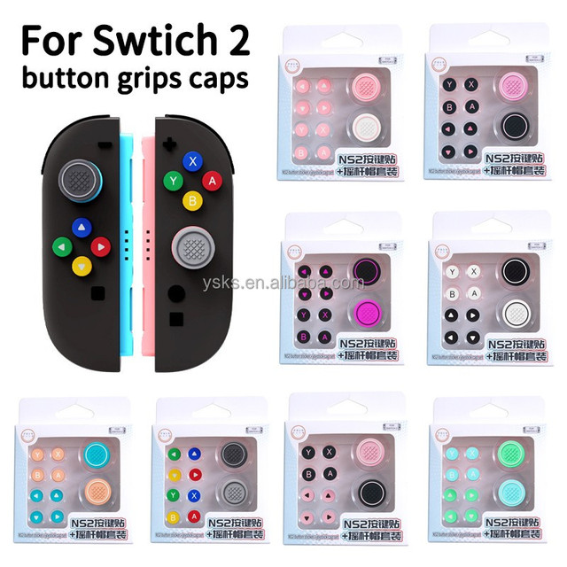 329 Cross Directional Keycap Game Console Joystick Cap Silicone Button Cover for N Switch 2 for Joystick Cap NS2