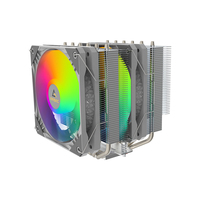 Radiateur à tube en cuivre pur ARGB 120mm ANTEC A660 4PIN 6 caloducs Refroidisseur de processeur pour PC Ventilateur de refroidissement PWM pour boîtier de PC de jeu