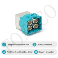 Composants de connecteur Ethernet automobile en cuivre personnalisables FOXECO (modèle haute vitesse H-MTD) pour la transmission de signal du véhicule