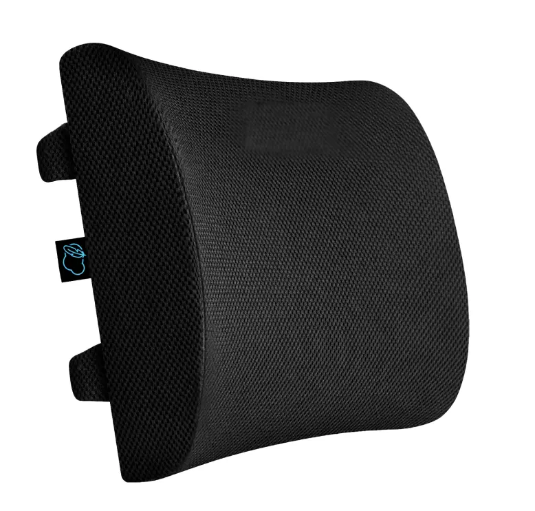 Lumbar Support Pillow for Office Chair - Pure Memory Foam Back Cushion for Car