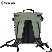 Sac à dos isotherme portable personnalisé en TPU, imperméable, pour le camping en plein air, avec capacité de 20 à 30 canettes