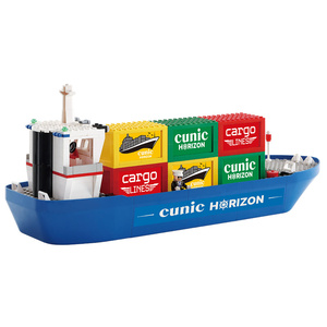 TOWN VESSEL Bloques de Construcción de Embarcaciones Civiles Urbanas, Escena de Crucero de Ocio Urbano, Juguete Interactivo de Ensamblaje para Niños - Product Image 2