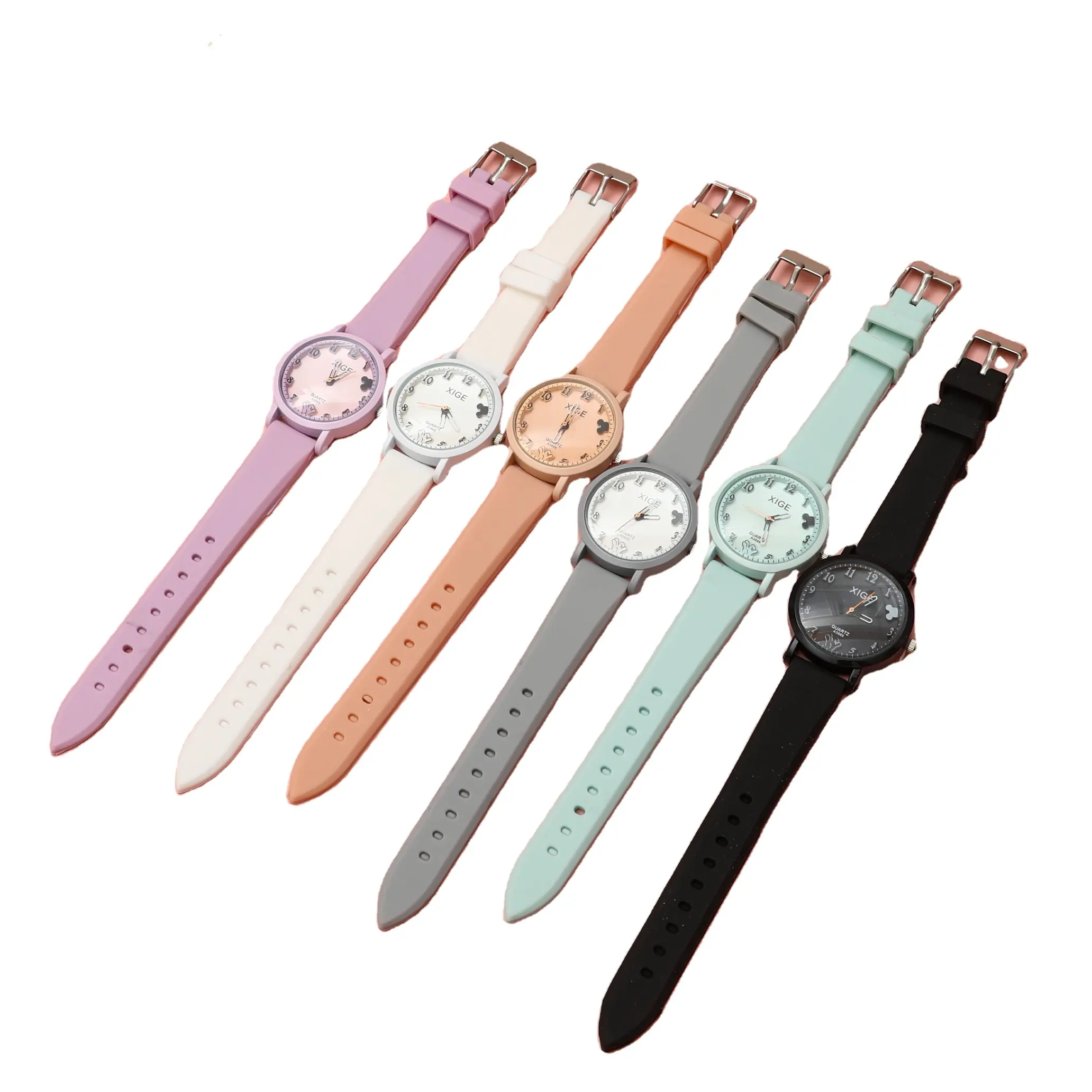 Neue Mode hochwertige minimalistische kreative Quarzuhr Damen Leder-Armbanduhr Luxusuhr Studenten Großhandel