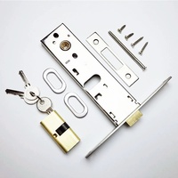 Serrure à mortaise en acier inoxydable 7066 8066 9057 pour le marché africain, pour porte en alliage d'aluminium, fenêtre et porte en acier plastique
