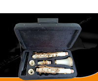 Factory Direct Wholesale Professional Woodwind ABS G-toen Clarinet Gold Plated 20-Key with Canvas Case