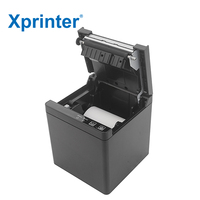 Xprinter Impresora Térmica de Recibos, Impresora POS de 80mm, Compatible con Código QR, Máquina de Impresión de Billetes de Restaurante
