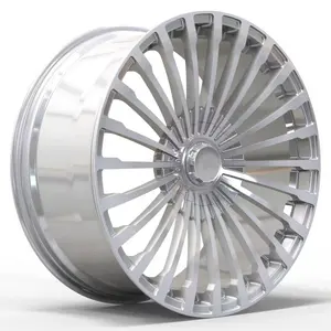 多辐条轮辋17 18 19 20 21 22英寸5x 112 5x 114.3铝合金锻造车轮，适用于奔驰AMG GT50 GT63 G63 G500 C43