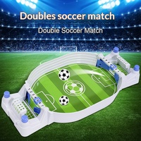 Table de football en plastique pour enfants, plateforme de combat double, jeu de table interactif éducatif parent-enfant, pour garçons de 4 à 6 ans