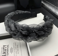 Neues Netz-Haarband für Damen – ideal für Schulanfang, Neujahr, Hochzeit – für Hochsteckfrisuren, Haarbündel und Kopfschmuck mit geringem Druck auf das Gesicht