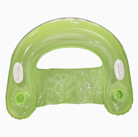 Plateforme flottante gonflable en PVC pour piscine, chaise longue et canapé gonflable pour parc aquatique estival