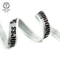 Bretelles de soutien-gorge élastiques personnalisées imprimées (Nylon) avec jacquard brodé pour lingerie et accessoires vestimentaires