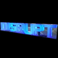 GFace Moderne Randlose Acryl-LED-Beschilderung Leuchtbuchstaben Vollflächig Leuchtende Schilder für Einzelhandels-Schaufenster Markenlogo Maßgefertigte 3D-Buchstaben