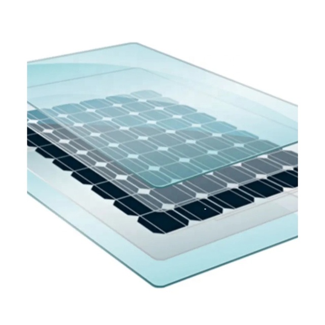 Custom Coated Glass Transparent AR Coating Solar Panel Tempered Glass Factory Low Iron 3.2mm Solar Panel Transparent Glass