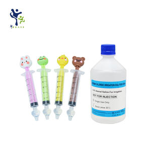 Jeringa de nariz infantil personalizada Diseño de animales de rana y conejo Limpiador manual de Nariz de bebé de 10ML - Product Image 3