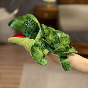 Marioneta de Mano de Peluche de Tiburón Personalizada, Juguete de Peluche Suave, Muñeco de Criatura Marina, Regalo para Niños, Fabricante OEM ODM, Proveedor Mayorista - Product Image 3