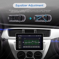 Autoradio Podofo 1 Din avec écran tactile rotatif de 10,1 pouces, prise en charge de YouTube Video/CarPlay sans fil/Android Auto, lecteur MP5 FM pour voiture, OEM/ODM