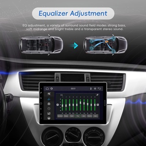 포도포 1딘 카 스테레오 10.1인치 회전식 터치스크린 유튜브 영상/무선 카플레이/안드로이드 오토 지원 FM 카 MP5 플레이어 OEM/ODM - Product Image 4