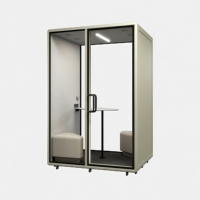 Cabine d'étude insonorisée pour 6 personnes, idéale pour les bibliothèques, les hôtels, les écoles, les bureaux et les aéroports