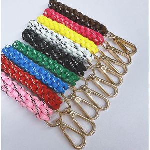 Fashion <b>Bag</b> Charms Lanyard Accessories Handmade Macrame Woven Rope Purse Pendant Keychain for Car Keychain <b>Bag</b> Phone Camera - Product Image 5