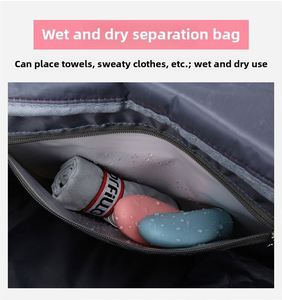 Sac de voyage pliable tendance avec grande capacité, idéal pour les courts séjours, séparation sec/humide - Product Image 3