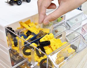 Boîte de rangement en plastique pour modèles <span class=keywords><strong>LEGO</strong></span>, organisateur pour jouets d'enfants, briques en plastique <span class=keywords><strong>LEGO</strong></span> - Product Image 6