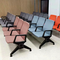 Chaises d'attente personnalisées en métal et aluminium pour hôpital, hôtel, aéroport, patients, magasins, salle d'attente, bancs