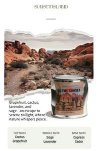 Squisita Boutique di fascia alta espositore interno retrò latta Aroma per la casa candela Aroma regalo candela - Product Image 2