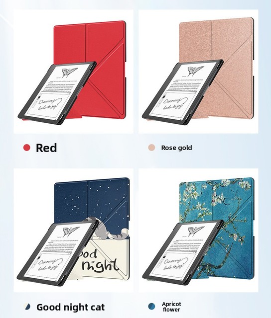 PU Leather Trifold Stand Cover Case for Kindle Scribe 10.2 Inch with Auto Sleep/Wake Function