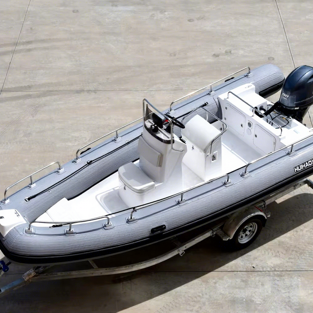 CE Certification High Quality Fiberglass Hull Rib Boat RIB 580 B Rigid Inflatable Boat