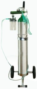 Hastane tıbbi oksijen tankı sepeti gaz silindiri arabası - Product Image 3