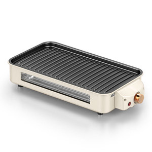 Gril <span class=keywords><strong>barbecue</strong></span> multifonctionnel détachable, <span class=keywords><strong>portable</strong></span>, coupe-vent, antirouille, plaque de cuisson <span class=keywords><strong>électrique</strong></span> élargie, poêle antiadhésive pour usage domestique - Product Image 5