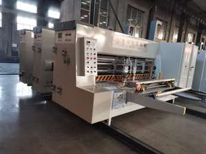 Máquina Automática para Impresión Flexográfica de Cajas de Cartón Corrugado, Dos Colores, Ranurado y Troquelado Rotatorio - Product Image 2