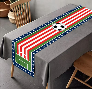 Mantel con Bandera Nacional para Celebración <span class=keywords><strong>de</strong></span> la Copa <span class=keywords><strong>Mundial</strong></span> <span class=keywords><strong>de</strong></span> Fútbol 2026, Decoración para Fiestas - Product Image 4