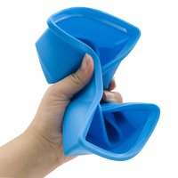 Conception empilable et peu encombrante avec couvercles pour le stockage organisé des congélateurs Bacs à glaçons en silicone