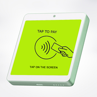 Nouvel Android 15 OS 4G WIFI Écran Tactile 4 Pouces Terminal de Paiement Mobile Portable Carré 3+32GB avec Lecteur NFC Avant