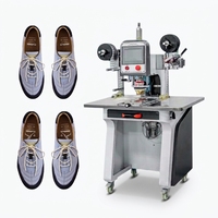 Machine de marquage à chaud entièrement automatique contrôlée par PLC 220V pour étiquettes, semelles de chaussures, languettes, cuir, vêtements et bagages