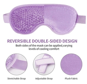 Personalizado Reutilizável PVC <span class=keywords><strong>Gel</strong></span> Beads <span class=keywords><strong>Eye</strong></span> <span class=keywords><strong>Mask</strong></span> Terapia Quente e Fria para Relaxamento Pacote de Hot & Cold Packs - Product Image 4