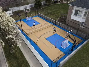 VMKON Gamechanger+ Carreaux de sol emboîtables personnalisés en TPE pour intérieur et extérieur Revêtement de sol sportif 19 mm d'épaisseur Écologique - Product Image 5