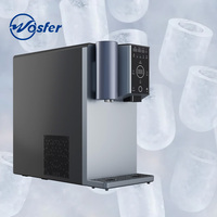 Machine à glaçons de comptoir Wosfer avec purificateur d'eau RO, fonction de chauffage et de refroidissement, idéale pour le bureau et la maison