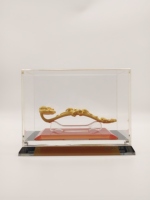 Boîte de présentation en acrylique transparente avec couvercle magnétique, vitrine anti-poussière pour objets d'art, artisanat, objets de collection, souvenirs, ornements ZL010