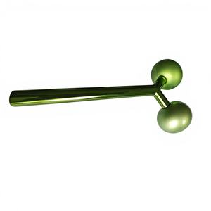 Rouleau de jade Aventurine verte de qualité supérieure pour le visage et le cou-Resserre la peau et réduit les ridules-Qualité spa - Product Image 6