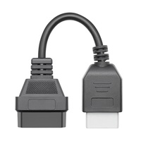 Adaptador OBD para Honda, Conector Hembra de 5 Pines OBD1 a OBD2 de 16 Pines para Honda, Cable Conector OBD2 de 5 Pines, Herramienta de Diagnóstico OBDII